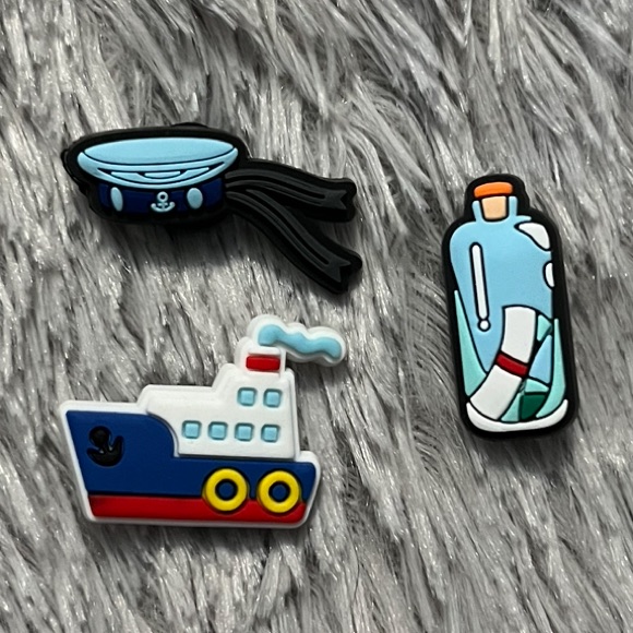 Sailor Croc Charm Set